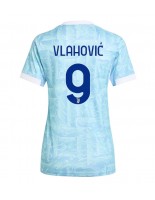 Juventus Dusan Vlahovic #9 Vieraspaita Naisten 2025-26 Lyhythihainen